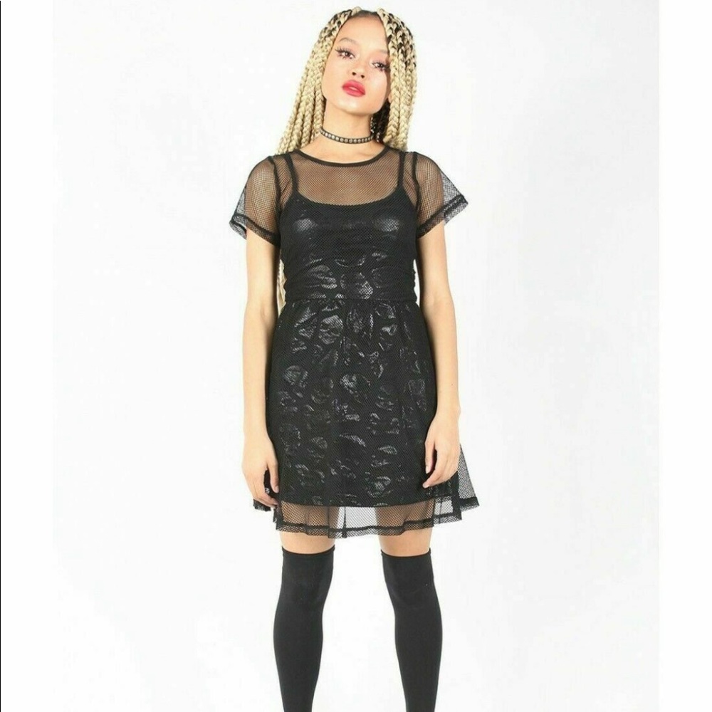 ☠️ Skulls Mesh Dress